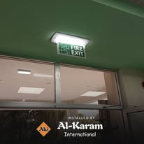 Illuminated Emergency Fire Exit Sign